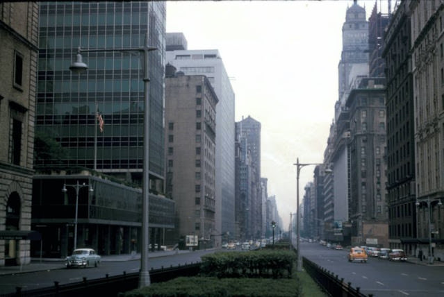 Park Avenue North From 58Th Street, 1956.