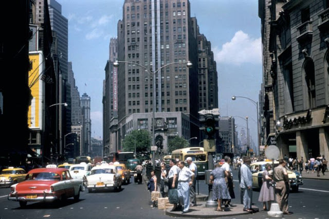 Near Herald Square, 1956.