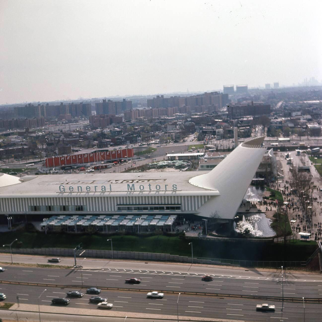 A Panoramic Aerial View From The New York State Pavilion At The New York World'S Fair, Flushing Meadows-Corona, Queens, 1964.