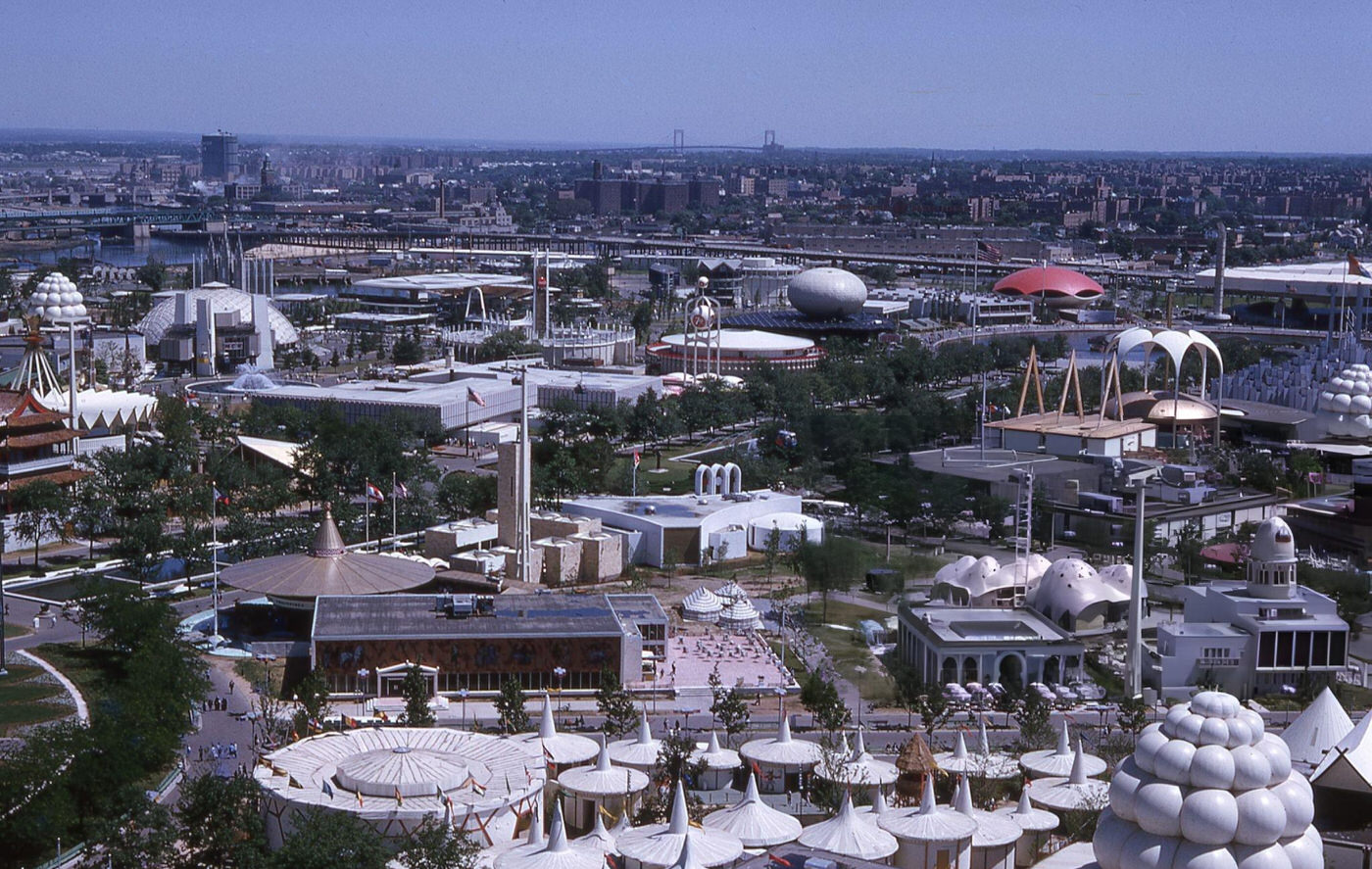 Bird'S-Eye View Of Pavilions And Exhibits At The 1964 New York World'S Fair, Flushing Meadows Park, Queens, 1964.
