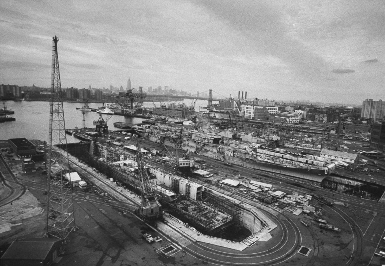 Brooklyn Navy Yard Closure Announced, 1964
