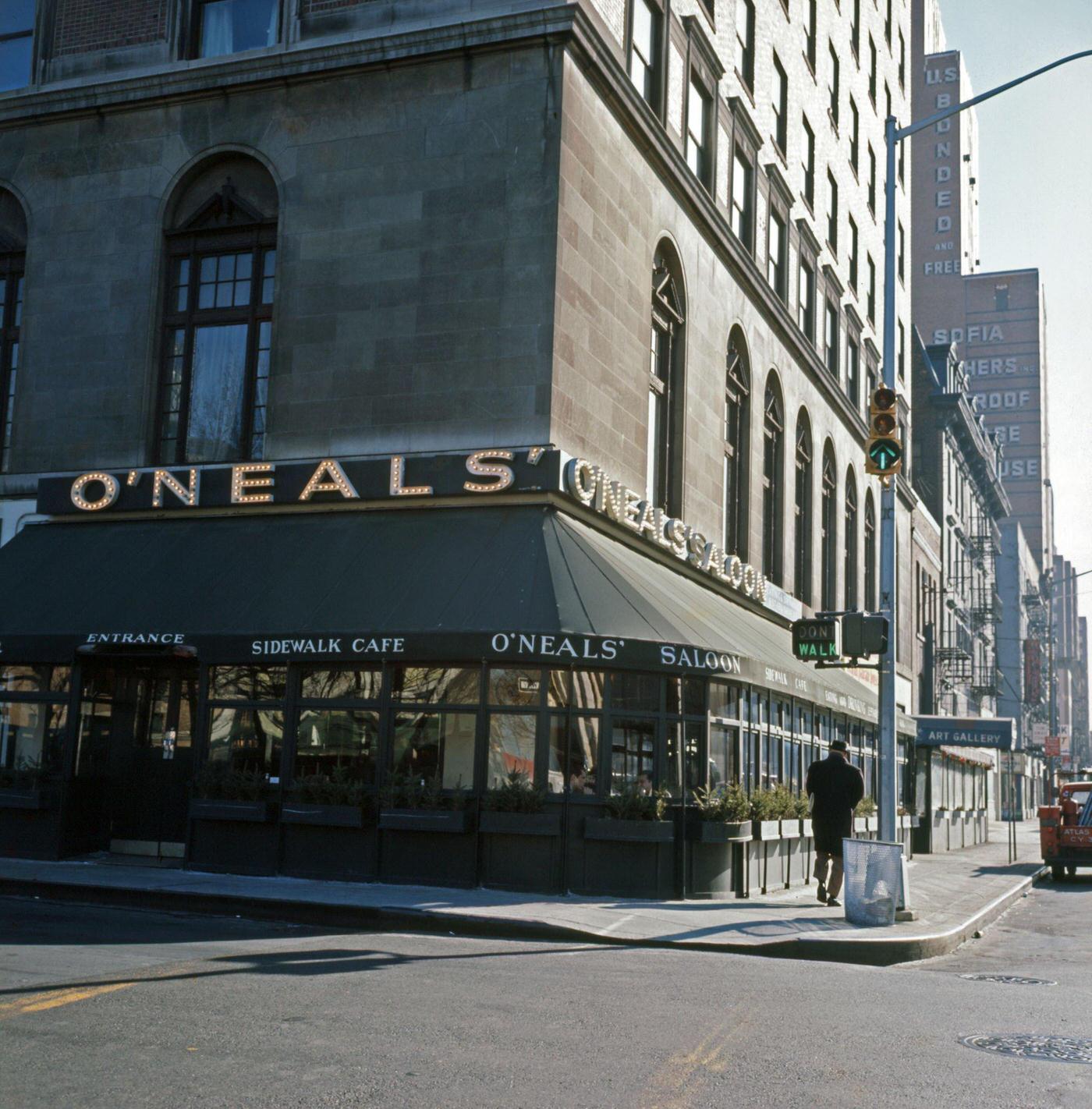 O'Neals Saloon Near Lincoln Center, Manhattan, 1967