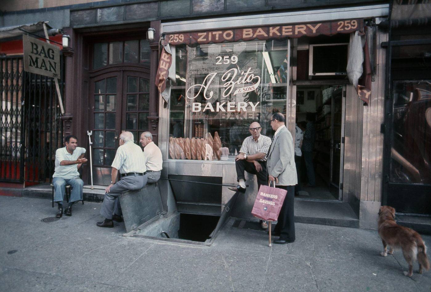 Exterior Of A. Zito &Amp;Amp; Sons Bakery At 259 Bleecker Street, Greenwich Village, Manhattan, 1976
