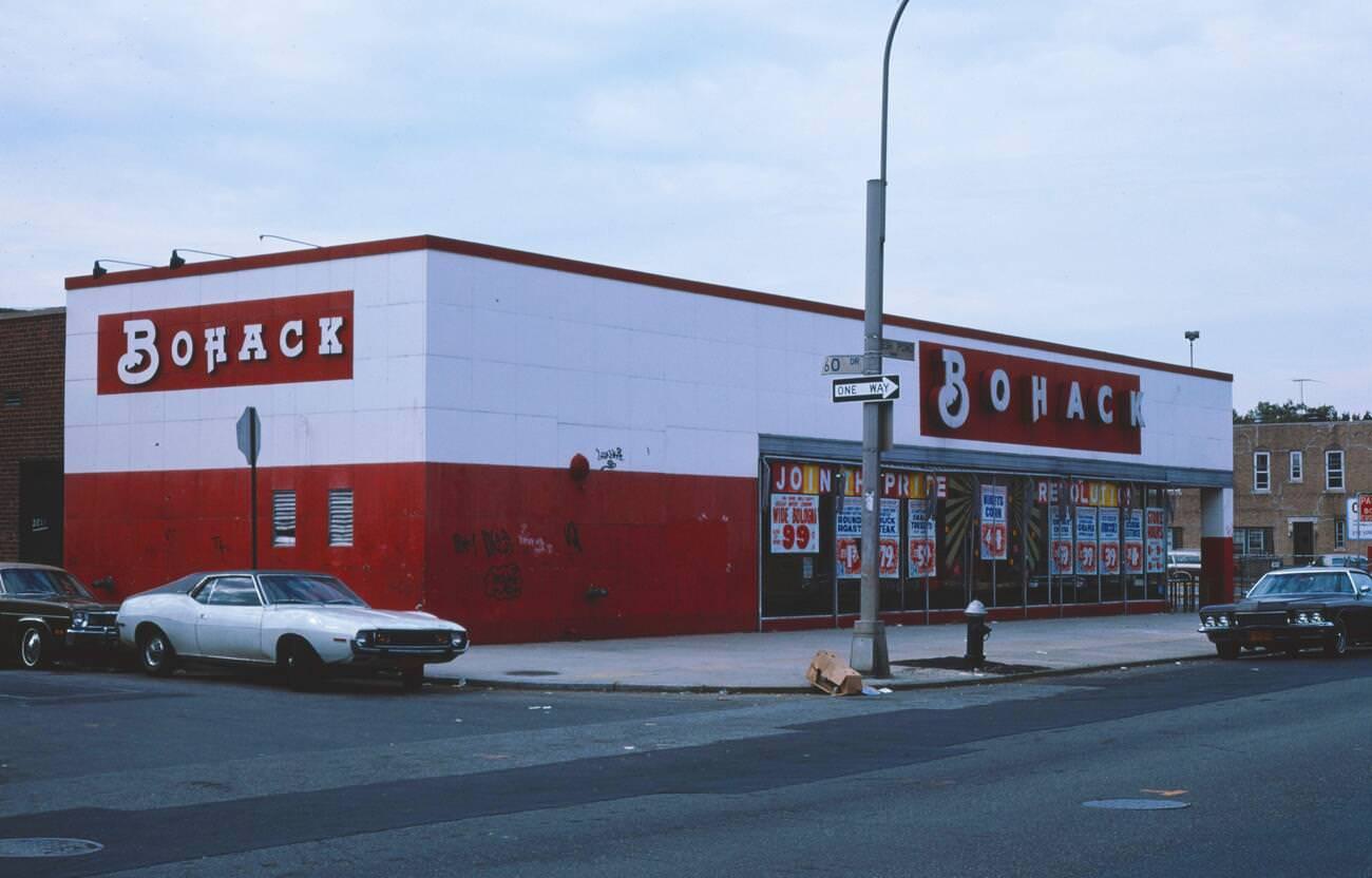 Bohack Market In Queens, 1976.