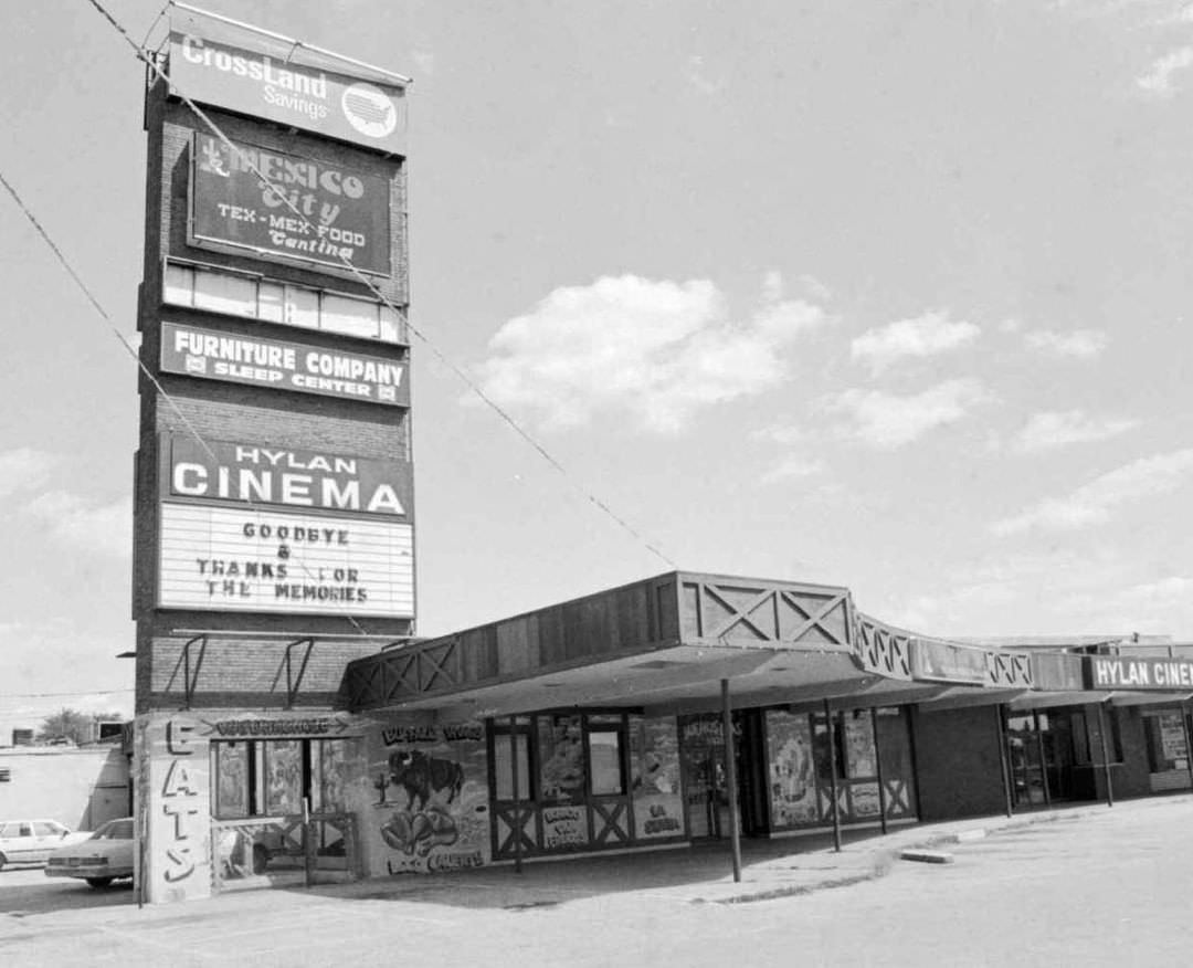 The Hylan Cinema Before Demolition In 1994, Replaced By Stores Today, 1970S