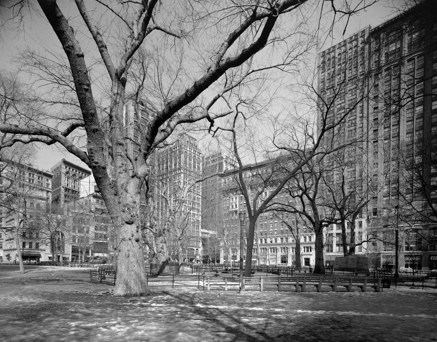 View Of Madison Square Park, Manhattan, 1980S