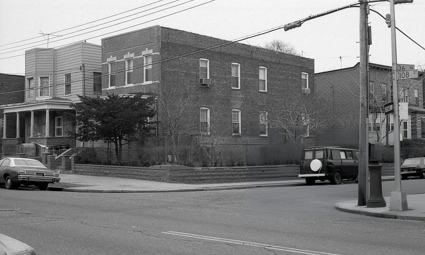 Residential Buildings At The Intersection Of 108Th Street And 36Th Avenue In Corona, Queens, 1982.