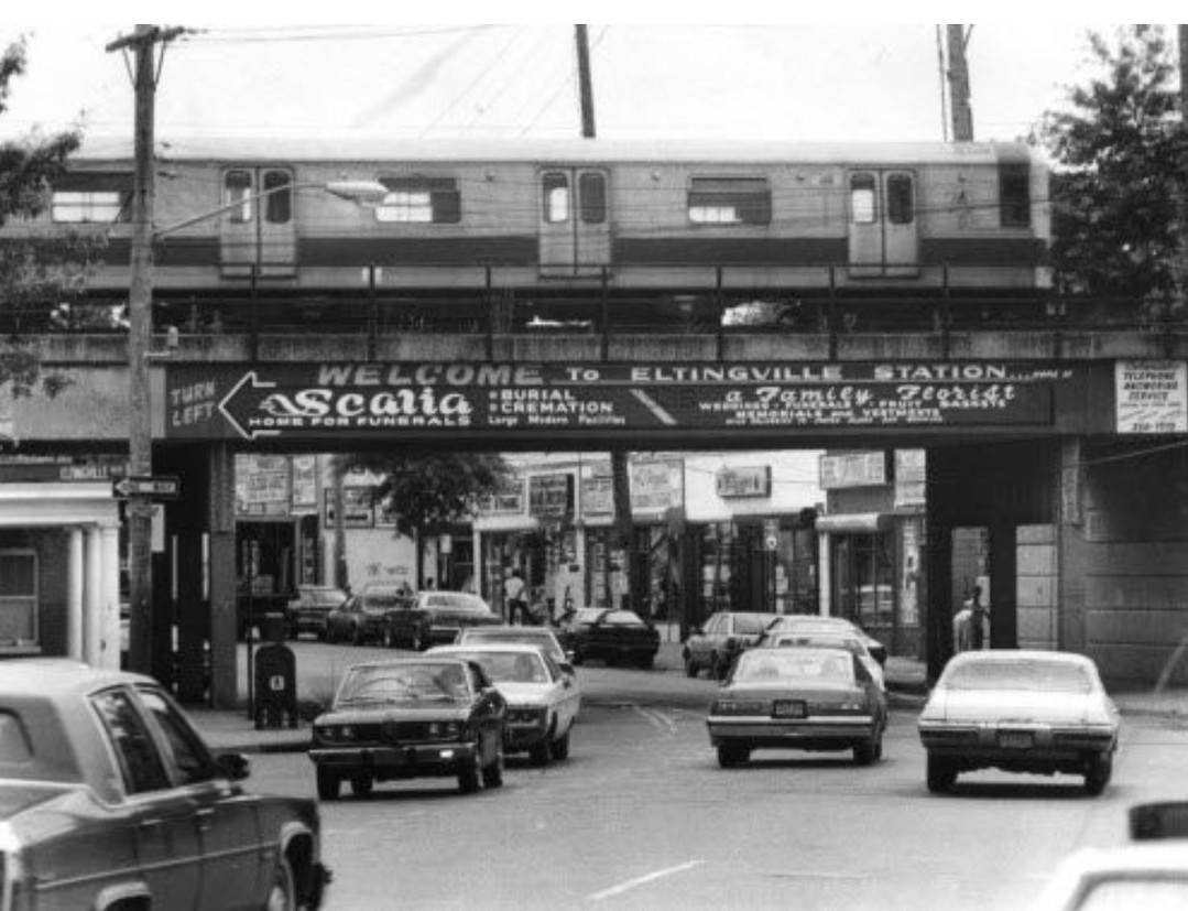 Eltingville Train Station At Richmond Ave And Amboy Rd., 1985.
