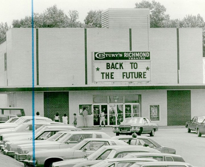 &Amp;Quot;Back To The Future&Amp;Quot; Was Playing At Century'S Richmond Theater, New Springville, 1985.