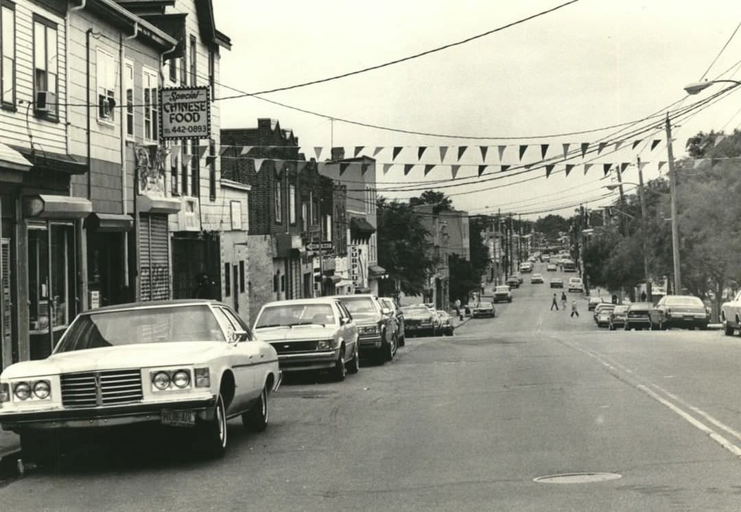 View Of Castleton Avenue From Broadway, West Brighton, 1983.