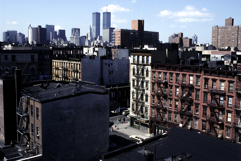 View Sw From 4Th St. East Of Avenue B, Manhattan, 2000.