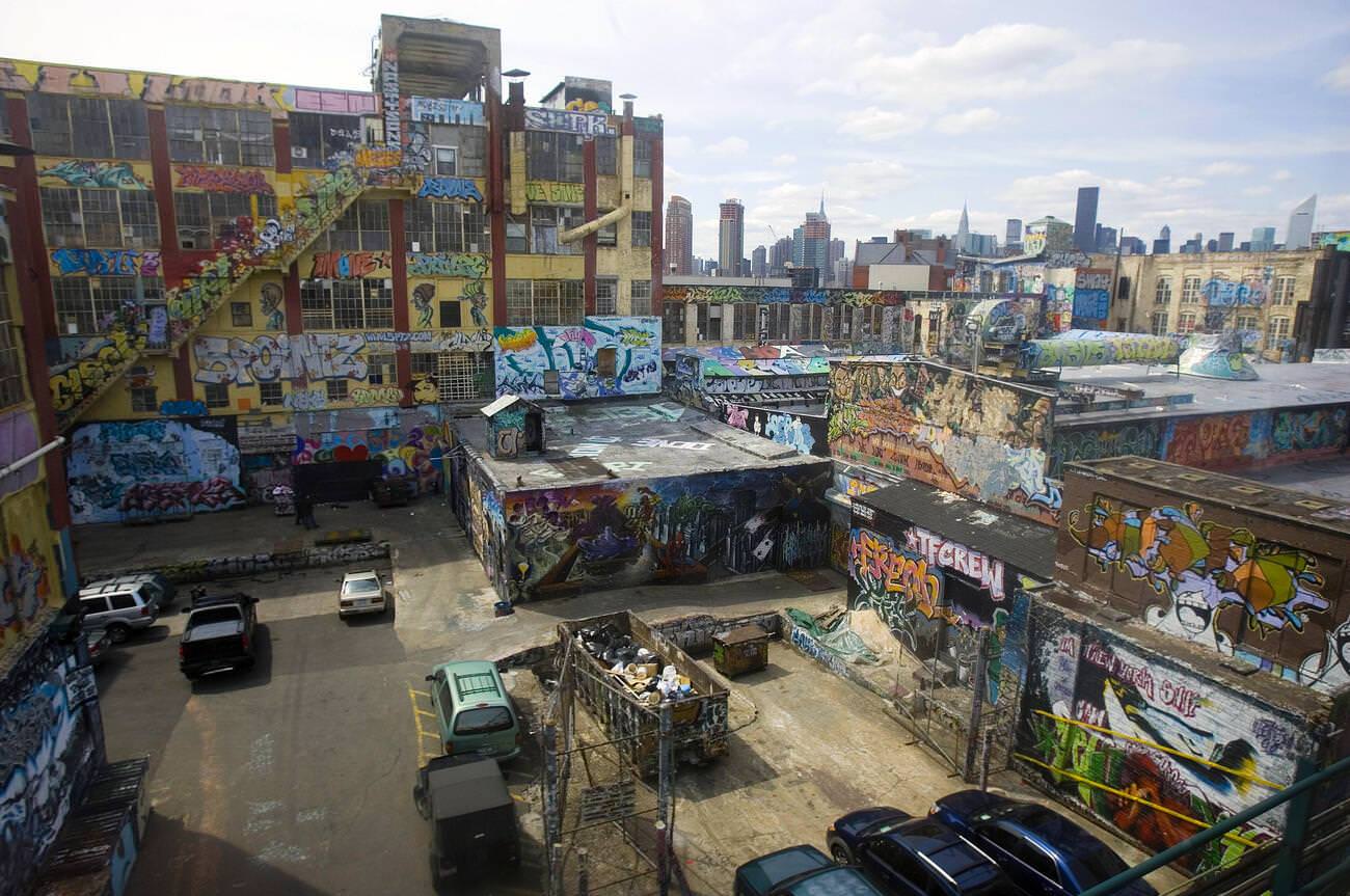 The '5 Pointz' Building In Long Island City, Queens, 2007.