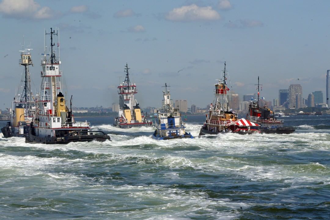 Tugboats Make Their Way From Homeport In Stapleton To Pier 1, St. George, 2005.