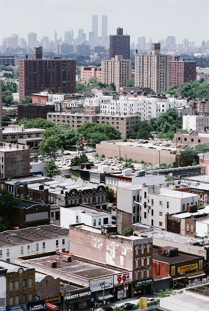 View Sw From The Roof Of The Langston Hughes Houses, Belmont Ave., Brownsville, Brooklyn, 2001