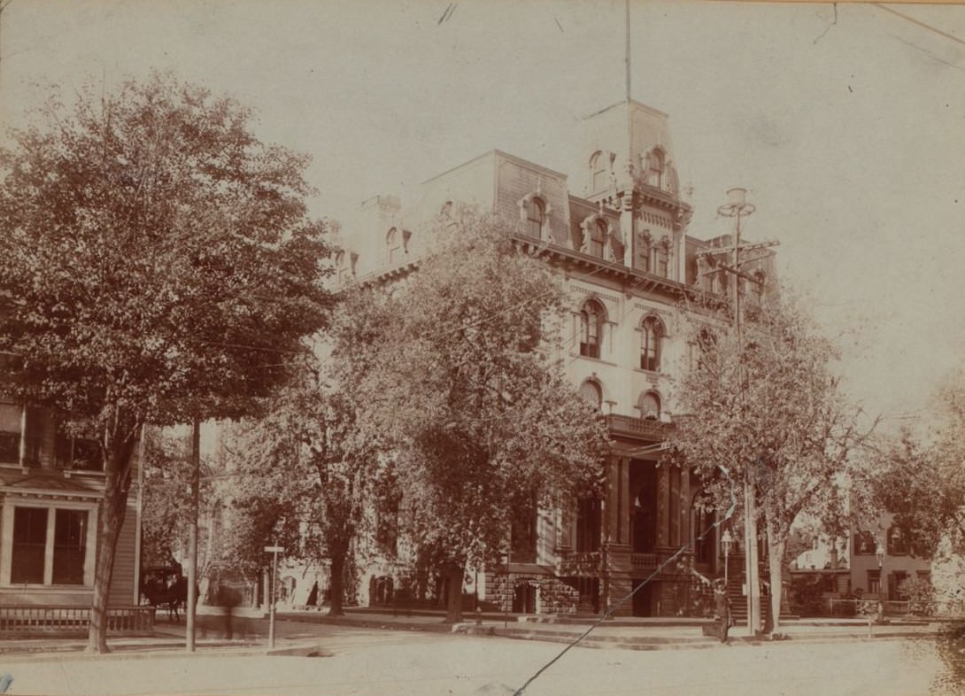 Jamaica Avenue And Parsons Boulevard, Queens, 1890S.