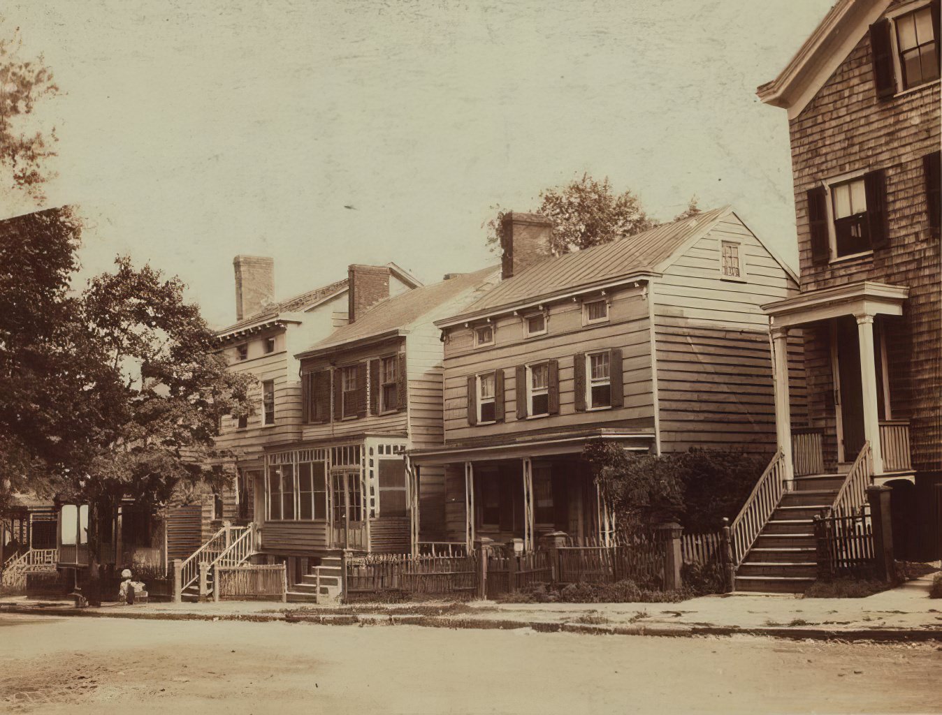 37Th Avenue And Prince Street, Queens, 1910S.