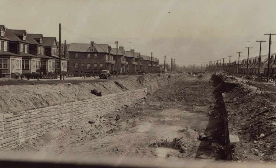 Grand Central Parkway And Parsons Boulevard, Queens, 1910S.