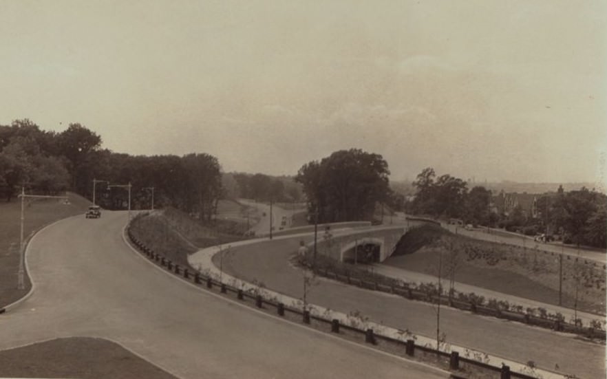 Interborough Parkway And Park Lane, Queens, 1910S.