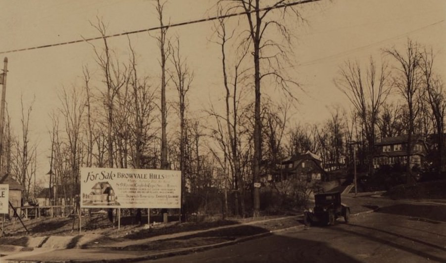 Browvale Drive And Northern Boulevard, Queens, 1910S.