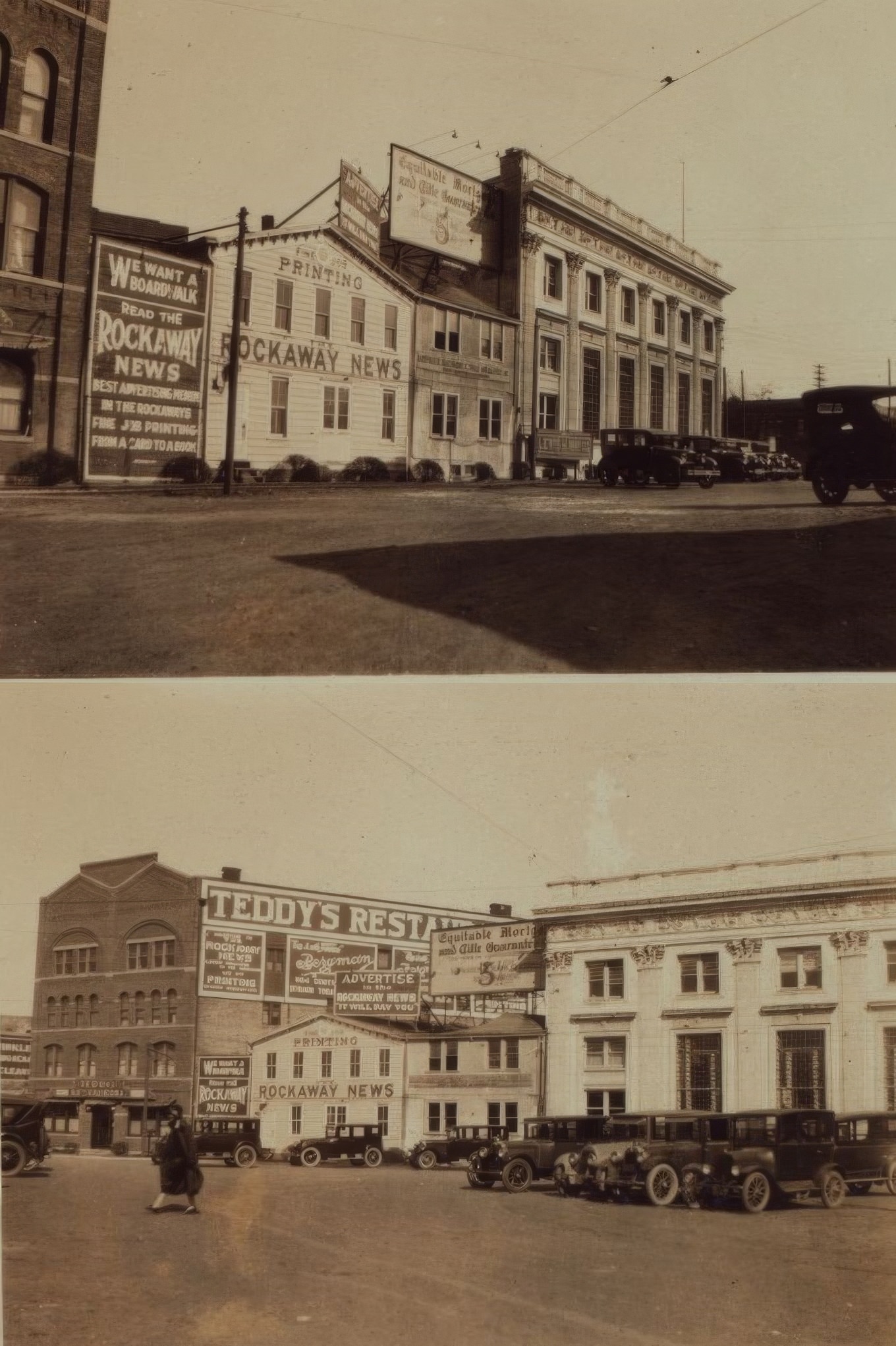 Far Rockaway Boulevard At Mott Avenue, Queens, 1920S.