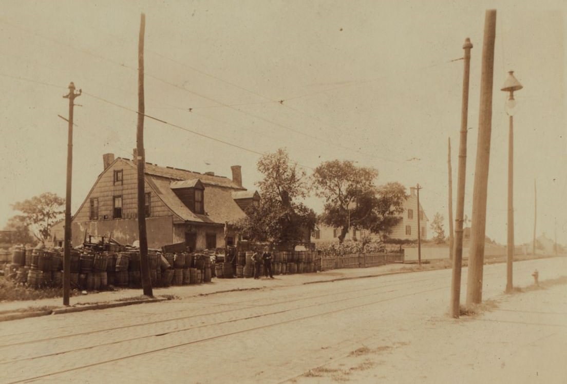 Flushing Avenue At Onderdonk Avenue, Queens, 1920S.