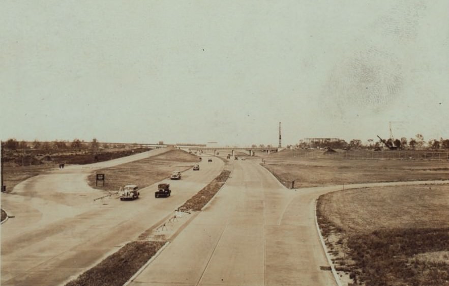 Grand Central Parkway At Horace Harding Boulevard, Queens, 1920S.