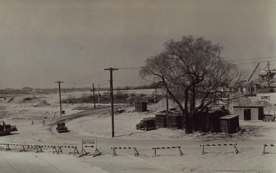 Grand Central Parkway At Union Turnpike, Queens, 1920S.