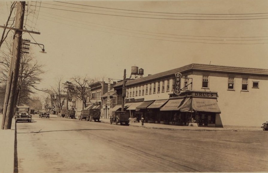 Bell Boulevard And 40Th Avenue, Queens, 1920S.