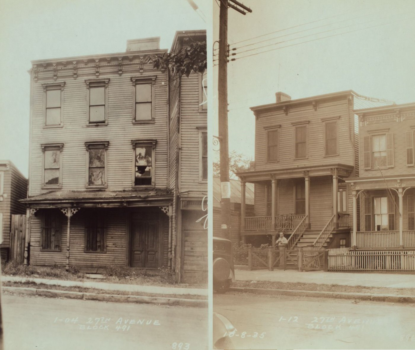 27Th Avenue And 1St Street, 1935.