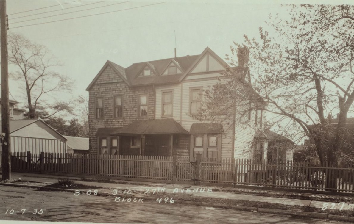 27Th Avenue And 3Rd Street, 1935.