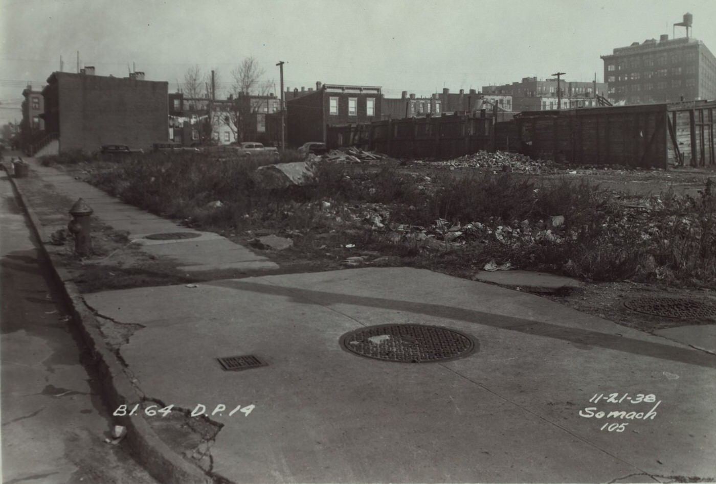 11Th Street And North Borden Avenue, 1938.