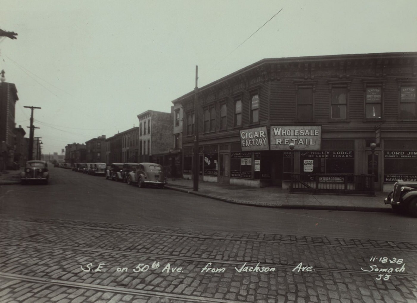 50Th Avenue And Jackson Avenue, 1938.