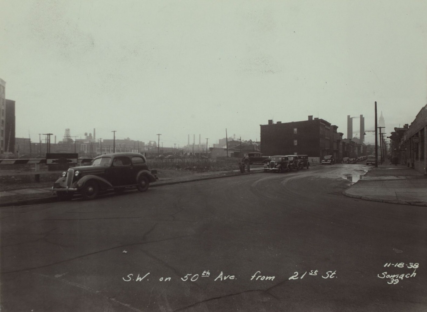 50Th Avenue And 21St Street, 1938.