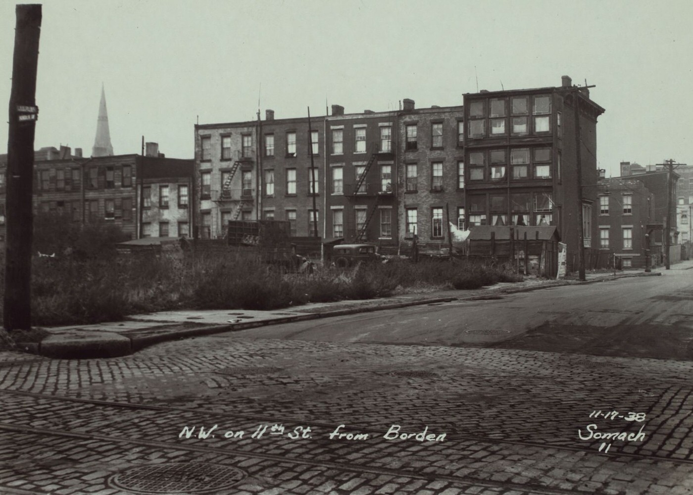 11Th Street And North Borden Avenue, 1938.