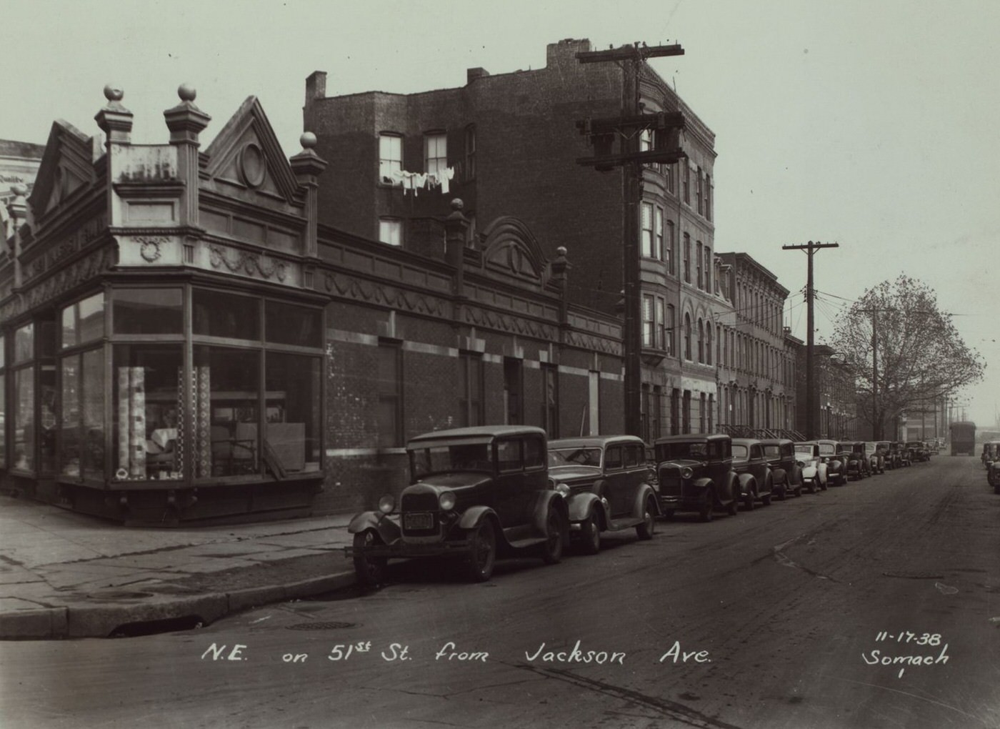 51St Avenue And Jackson Avenue, 1938.