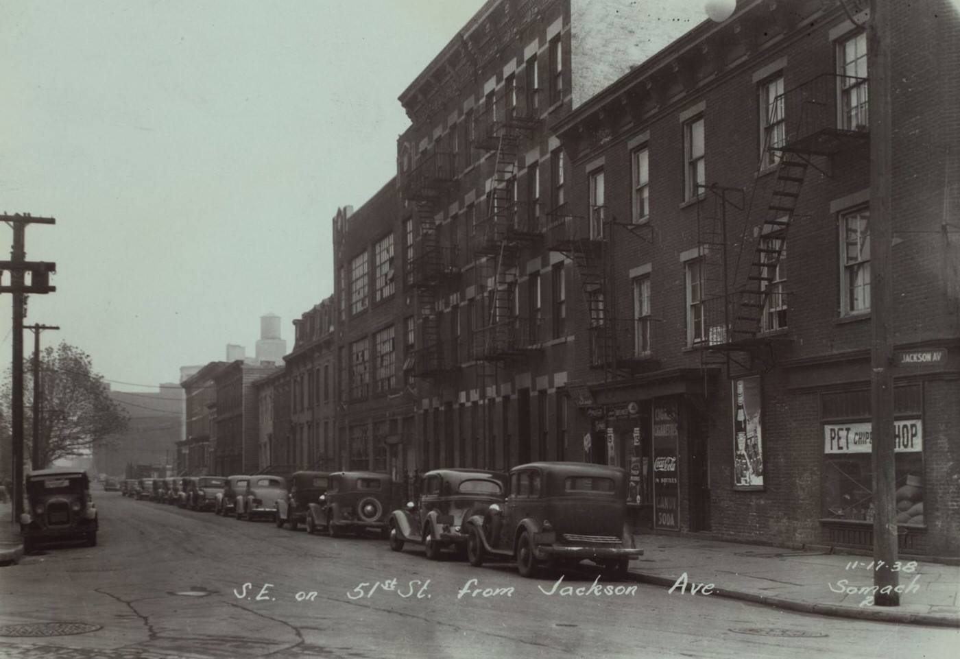 51St Avenue And Jackson Avenue, 1938.