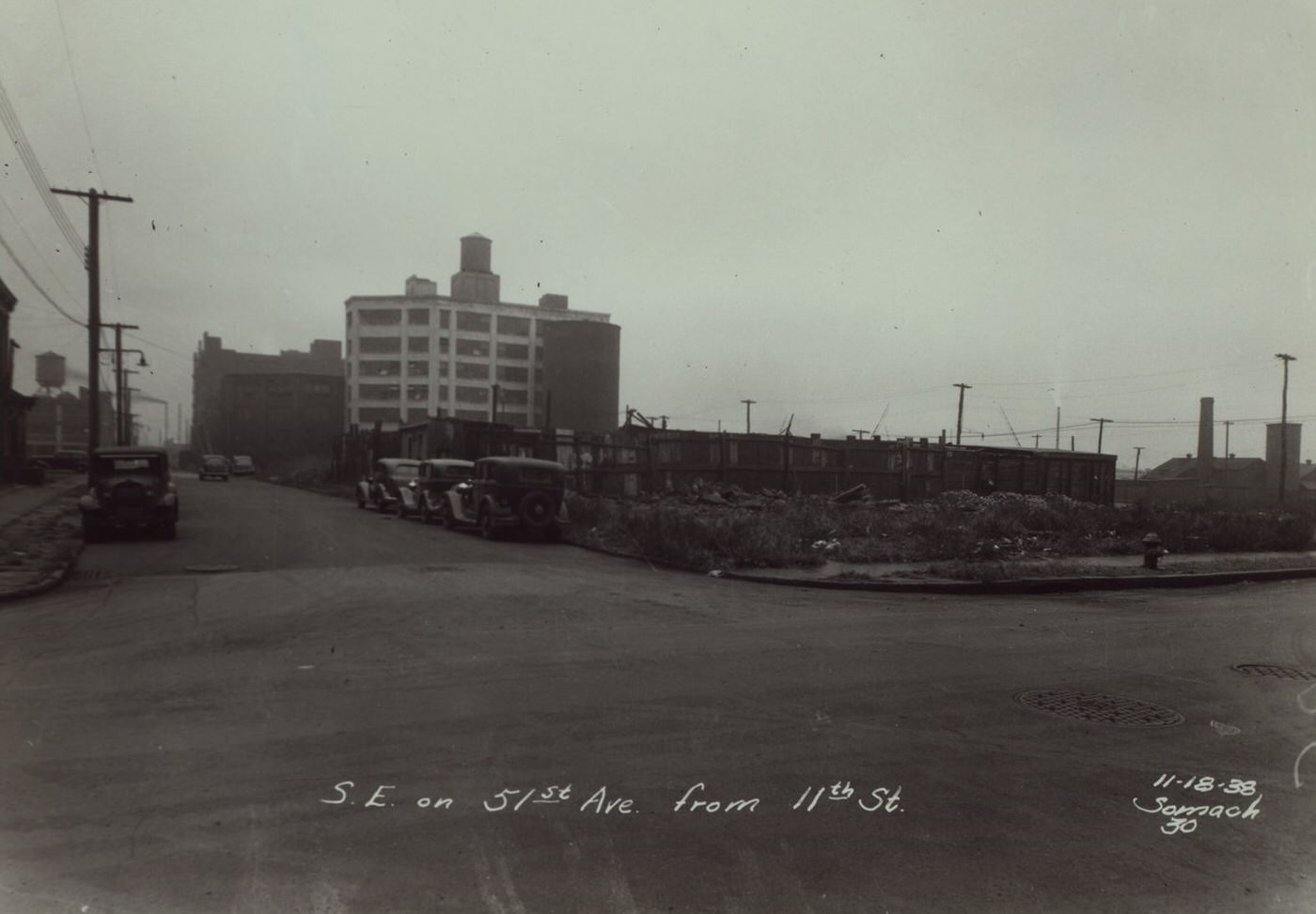 51St Avenue And 11Th Street, 1938.