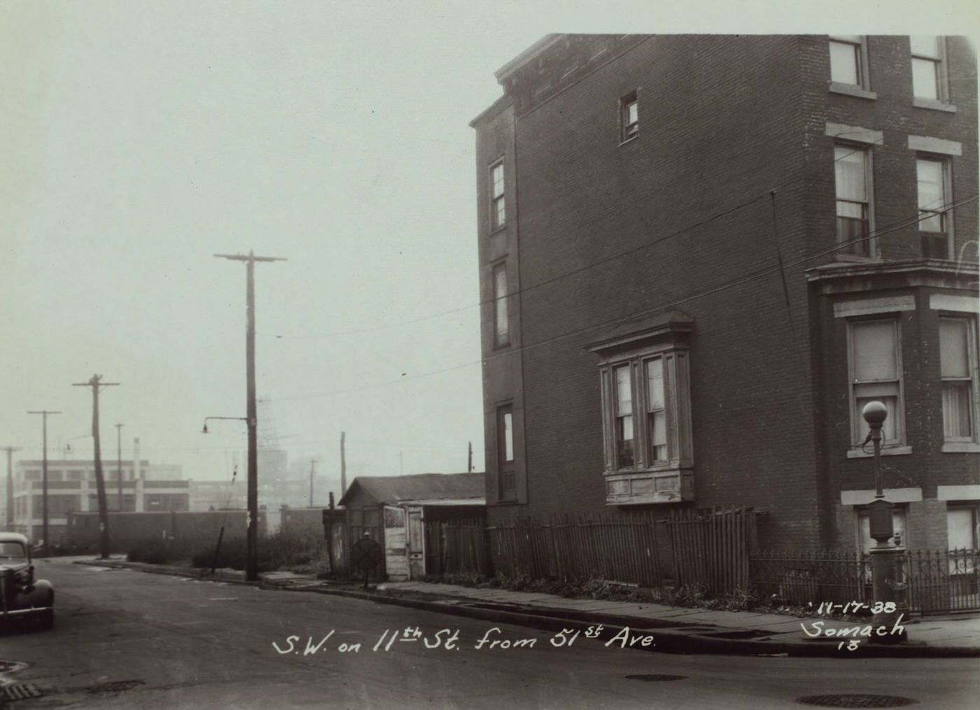 11Th Street And South 51St Street, 1938.