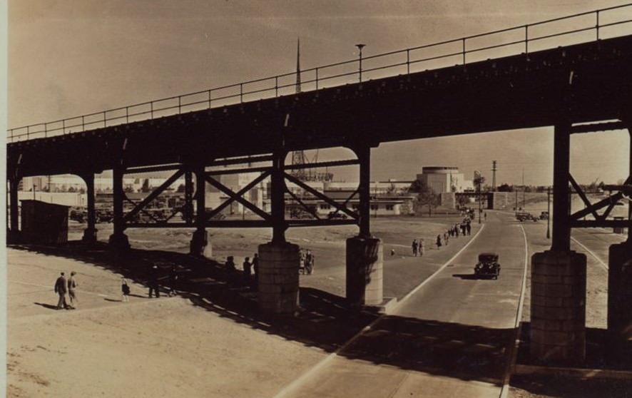 Grand Central Parkway And Roosevelt Avenue, Queens, 1930S.