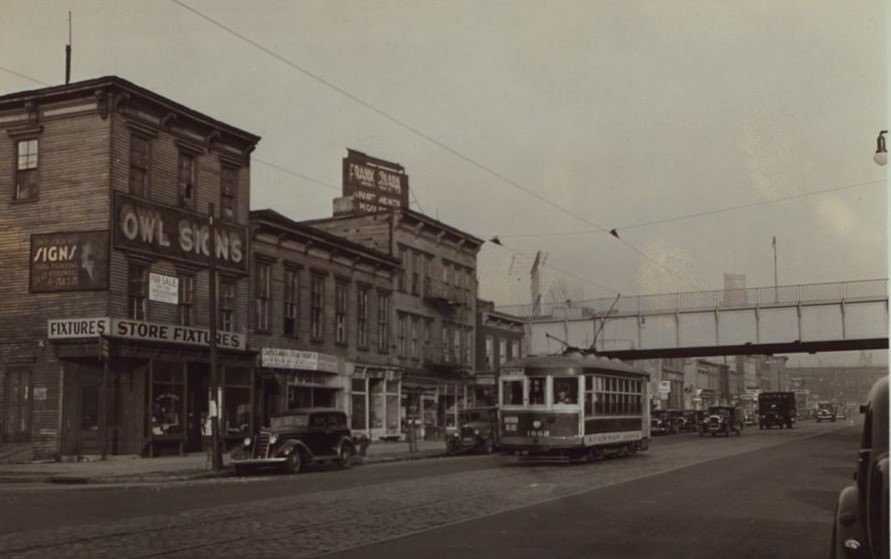 Jackson Avenue And 43Rd Avenue, Queens, 1930S.