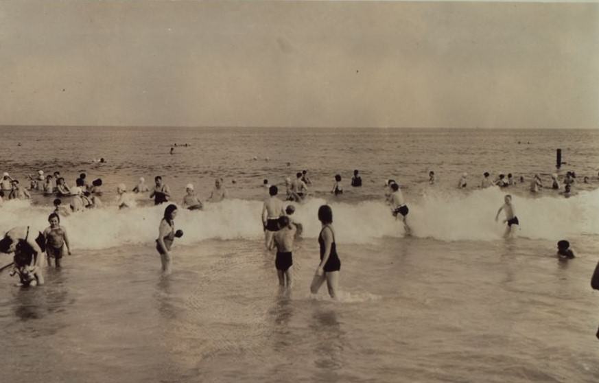 Rockaway Beach, Jacob Riis Park, Queens, 1930S.