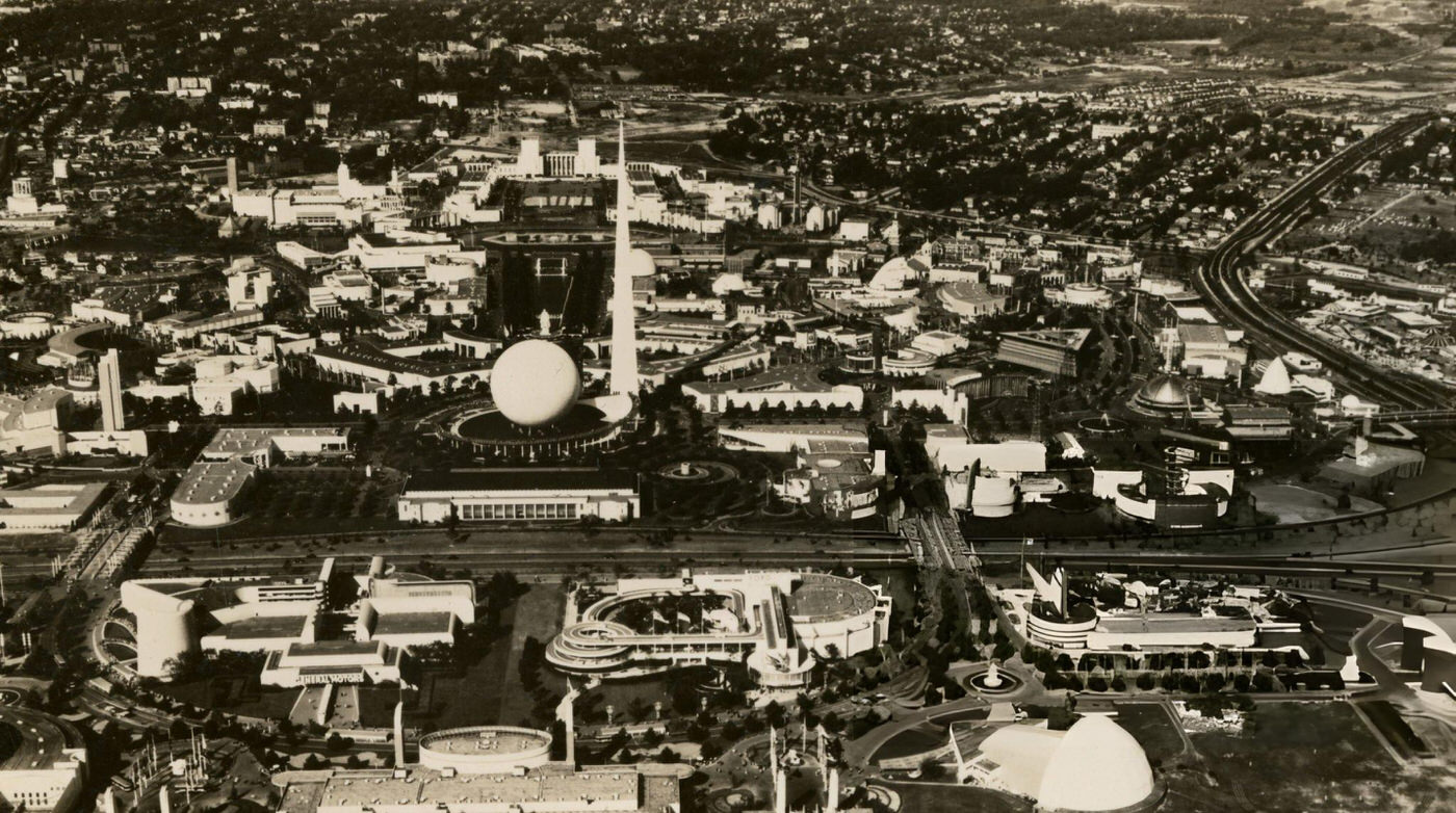 An Aerial View Of The 1939 New York World'S Fair, Flushing Meadows Corona Park, Queens, 1939.