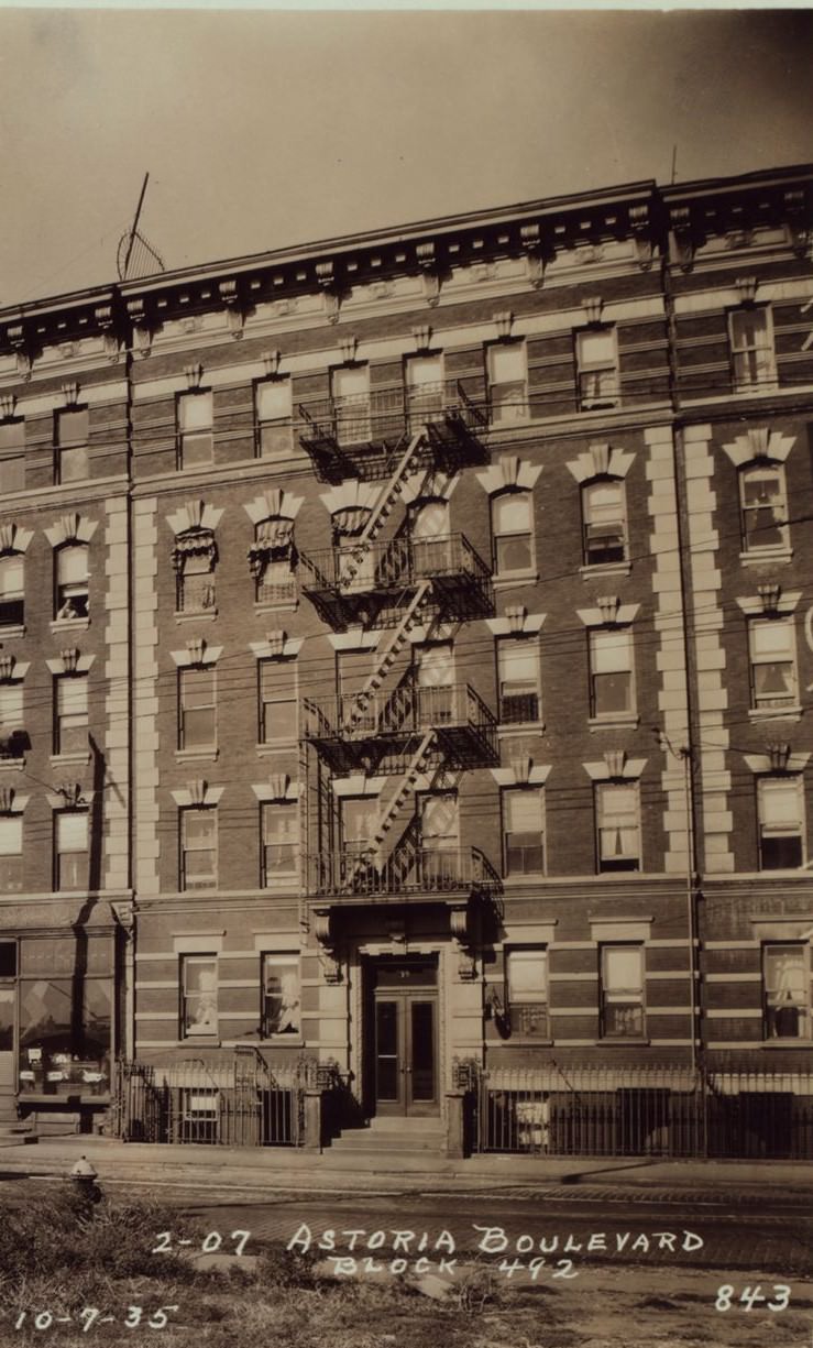 Astoria Boulevard And 2Nd Street, 1935.