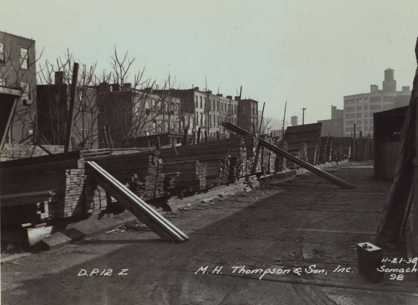 Borden Avenue And Vernon Boulevard, 1938.