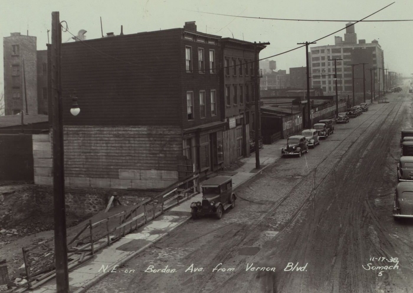 Borden Avenue And Vernon Boulevard, 1938.