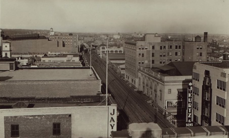 Jamaica Avenue And New York Boulevard, Queens, 1940S.