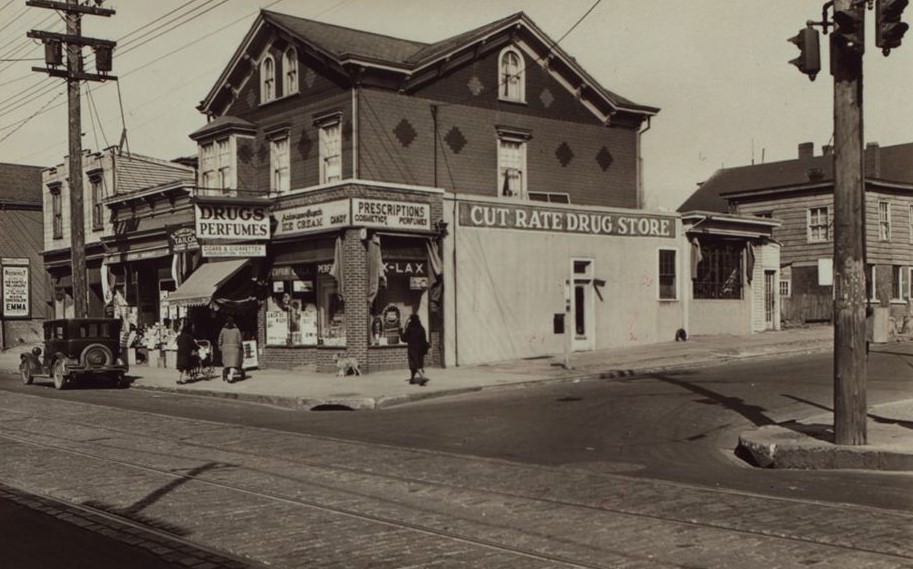 122Nd Street And 20Th Avenue, Queens, 1940S.