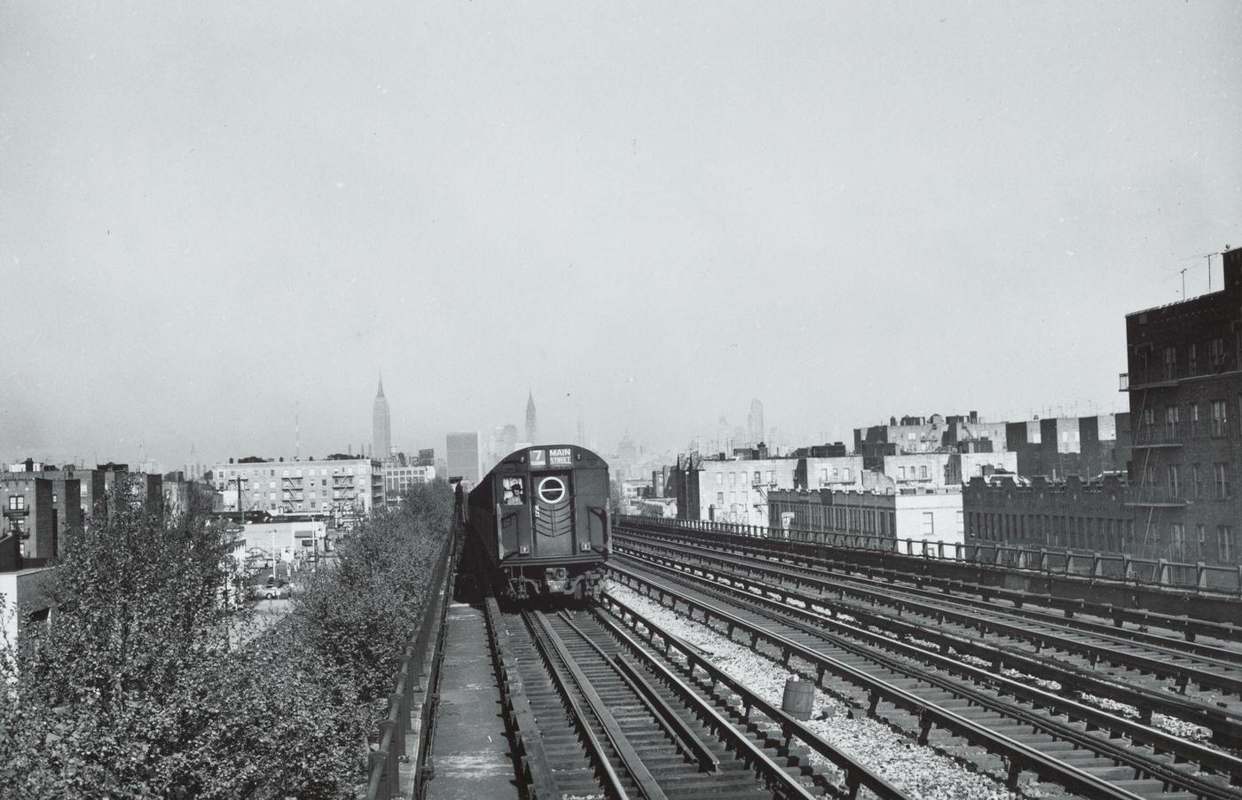 Irt Subway, Flushing Line, 1950S.