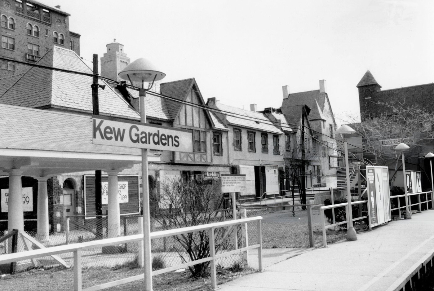 View From The Long Island Rail Road Of 82-70 Austin Street, Kew Gardens, Queens, 1964.
