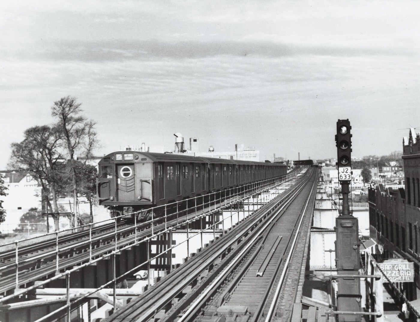 Elevated Train, Queens, 1969.